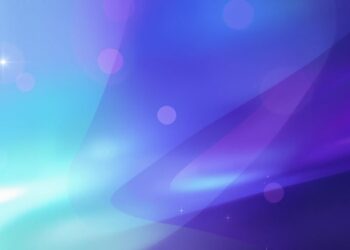 Vidéo avec dégradé de couleurs et effets de lumière.