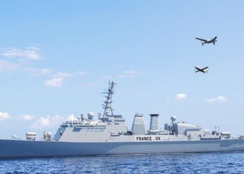 Bateau et drone abattu