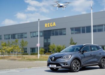 Drones, usine Renault, drapeaux France-Ukraine