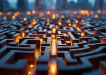 Un labyrinthe complexe illustrant la réglementation nationale.