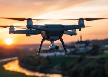 Drone volant pr m du Ch teau de Chambord