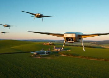 Avions de voltige au-dessus de champs verts.