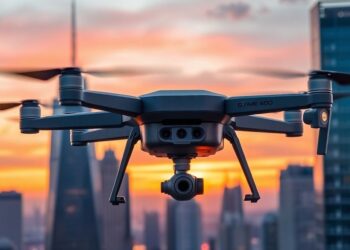 Drone Matrice 400 survolant un paysage urbain