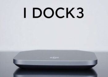 Un dock DJI 3 élégant et moderne.
