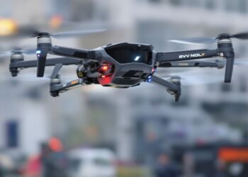 Drone GALE en vol pour interventions d'urgence