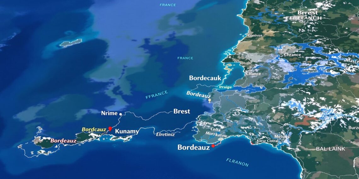 Paysages côtiers de Brest et Bordeaux