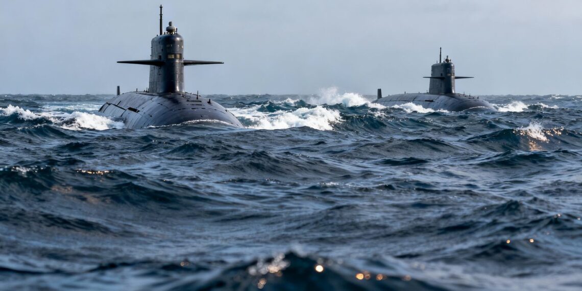 Entraînement de sous-marins à Cherbourg.