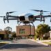 Uber drone livre des repas par les airs.