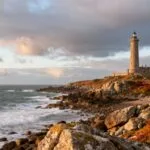 Phare Saint Mathieu en Bretagne, octobre 2025.