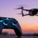Manette de jeu vidéo contrôlant un drone de guerre ukrainien.