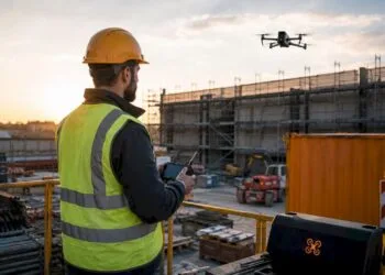 Pilotage de drone sur un chantier de construction : immersion au cœur de l’action