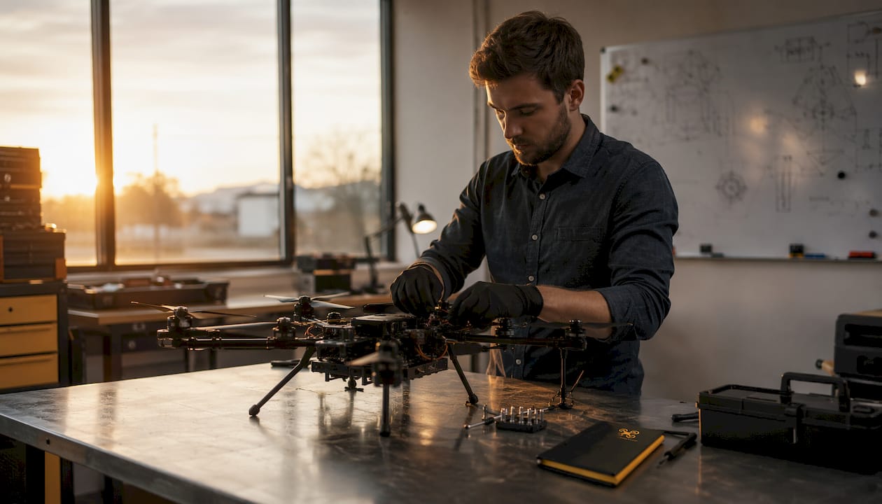 Inspection industrielle drones