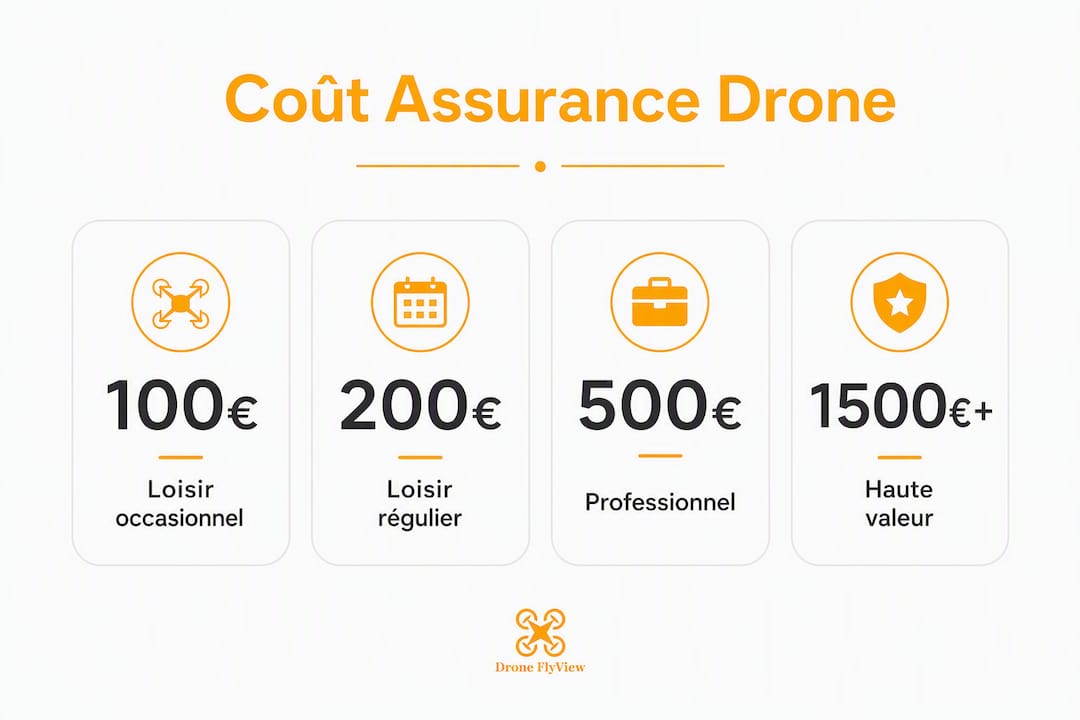 Tout ce qu'il faut savoir sur les tarifs de l'assurance drone en France en un coup d'œil