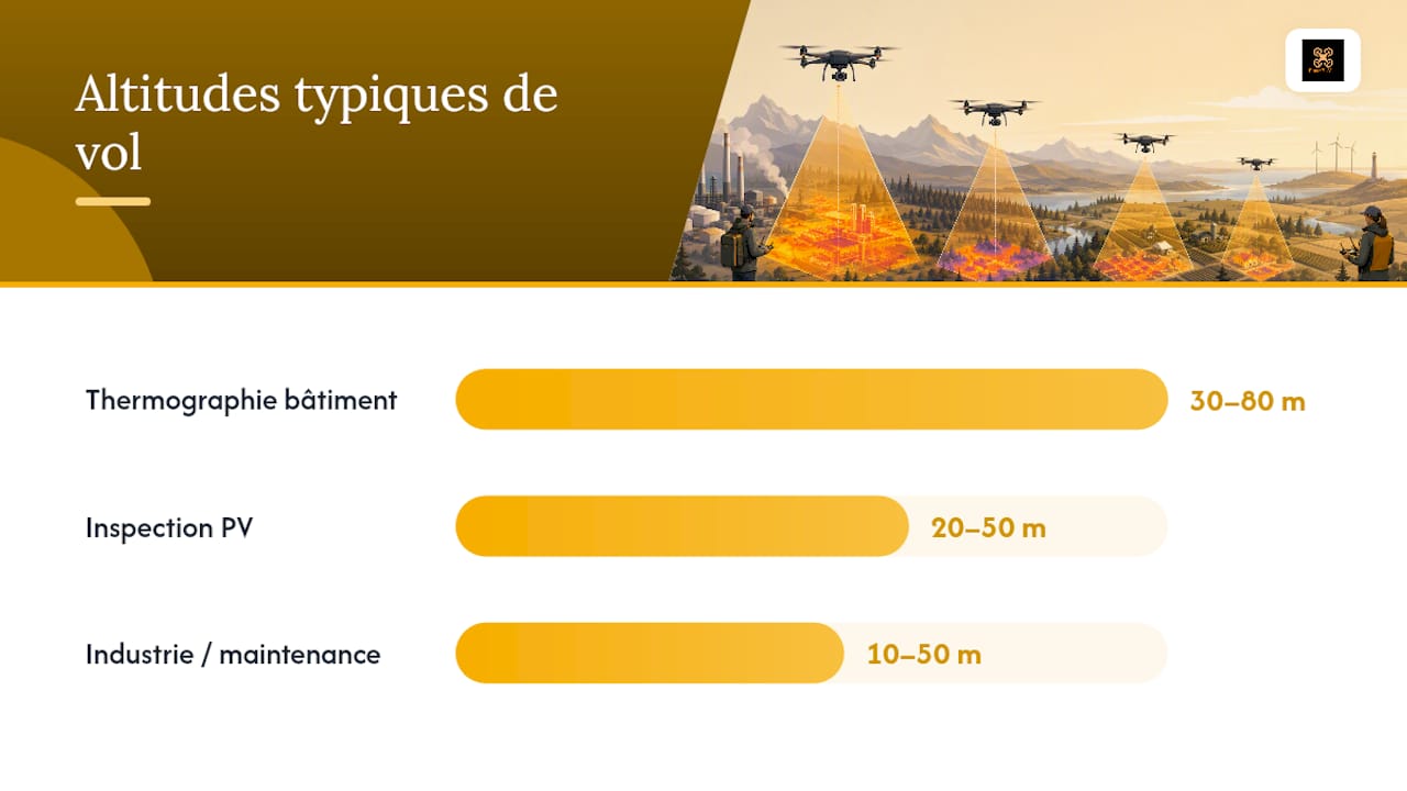 Tableau comparatif des caractéristiques des capteurs thermiques pour drones professionnels