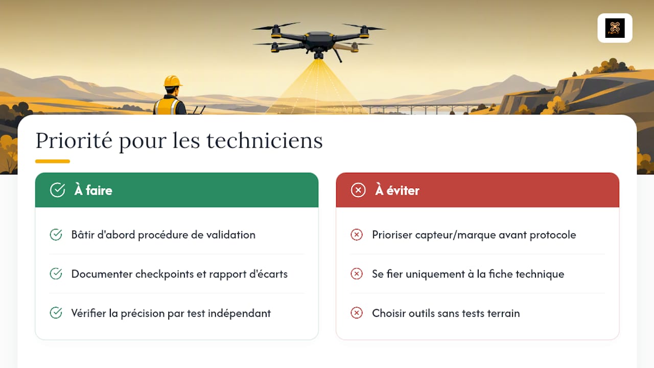 Ce que les techniciens devraient vraiment retenir de la topographie par drone — overview diagram
