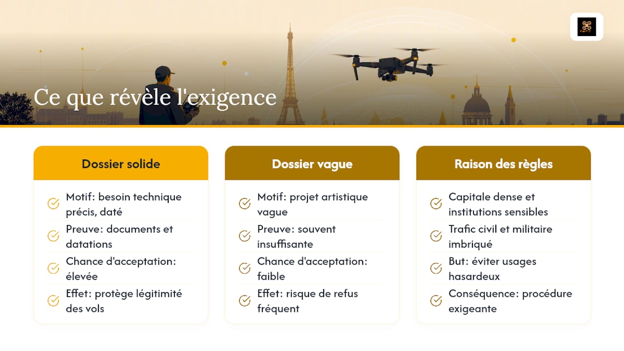 Voler drone Paris : schéma des autorisations à réunir avant un vol en zone LF-P23