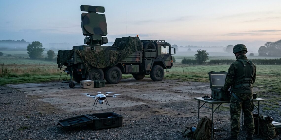 Fortem DroneHunter : drone intercepteur à filet en vol