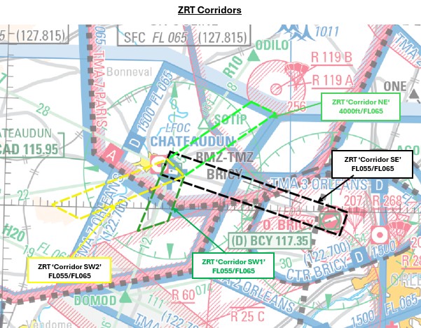 ZRT Châteaudun : carte de détail n° 3 publiée par le SIA — SUP AIP 146/26
