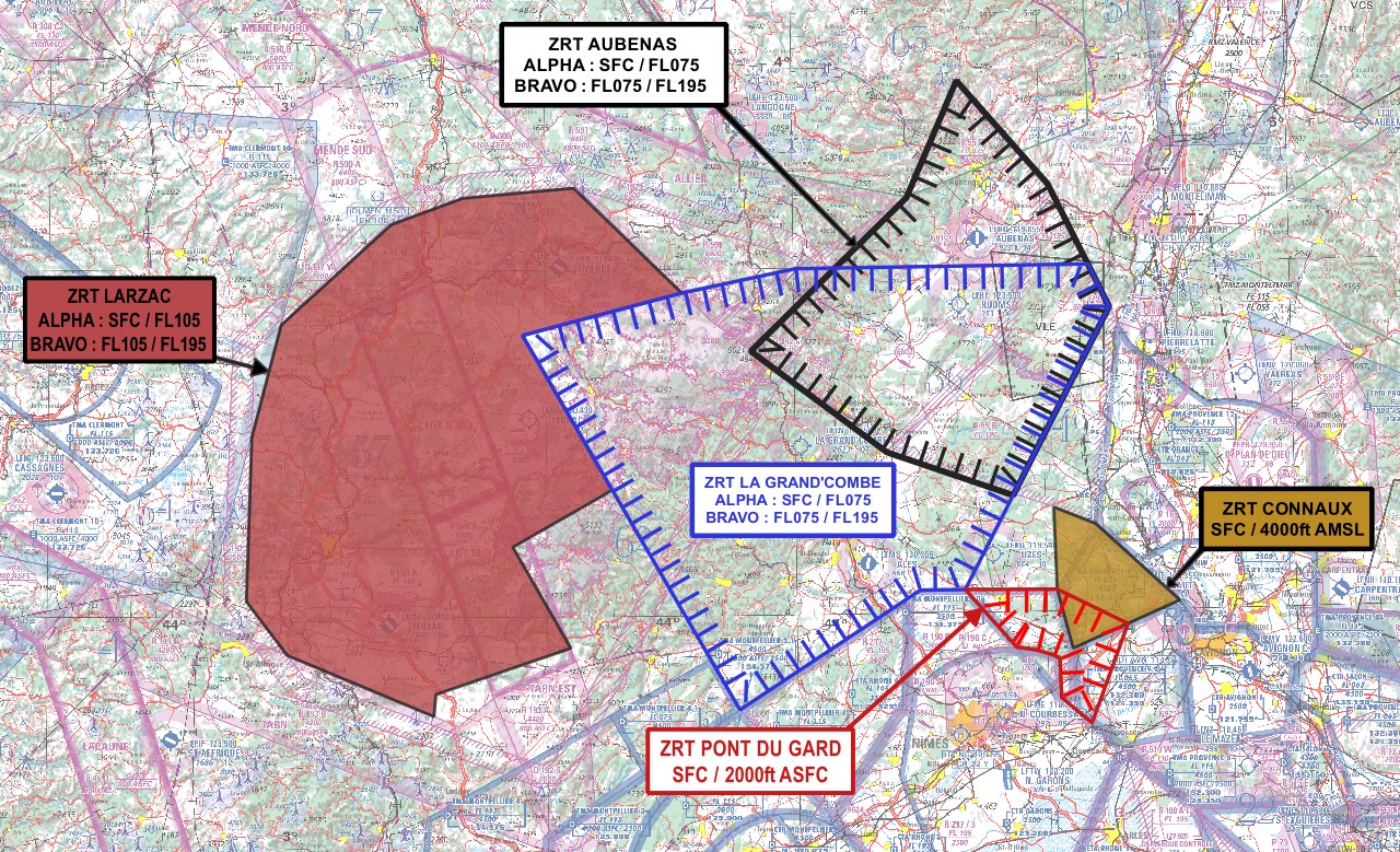 exercice RW MC COURSE : carte de détail n° 1 publiée par le SIA — SUP AIP 231/26