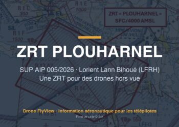005/2026 — ZRT PLOUHARNEL : une zone pour des drones hors vue près de Lorient Lann Bihoué