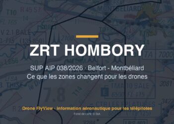038/2026 — ZRT HOMBORY : deux zones réglementées temporaires entre Belfort et Montbéliard, quelles conséquences pour les drones ?