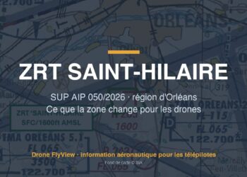 050/2026 — ZRT SAINT-HILAIRE : une zone pour des vols de drones militaires, de jour et de nuit, dans la région d'Orléans