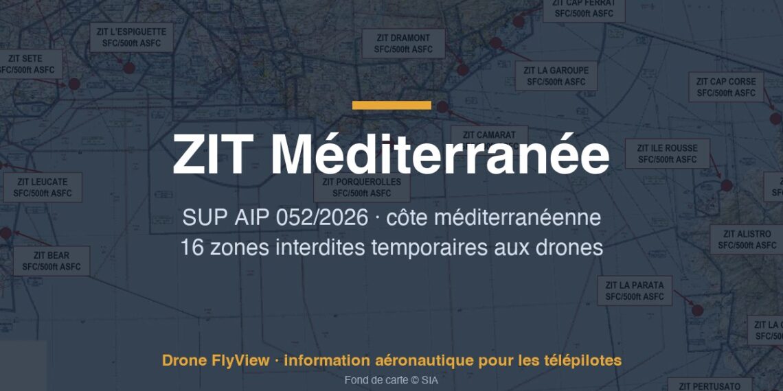 ZIT Méditerranée — SUP AIP 052/2026