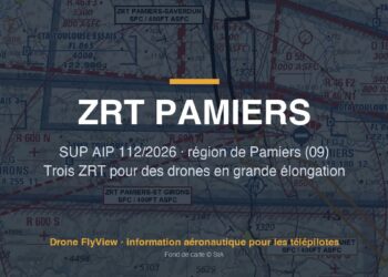 112/2026 — ZRT PAMIERS : trois zones pour des vols de drones en grande élongation en Ariège (09)