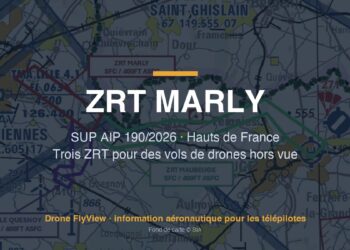 190/2026 — ZRT MARLY, MAUBEUGE et LE QUESNOY : trois zones pour des vols de drones hors vue dans les Hauts de France