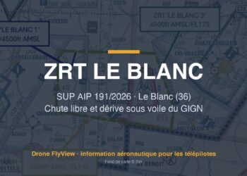 191/2026 — ZRT LE BLANC : trois zones pour l'entraînement du GIGN à la chute libre et à la dérive sous voile (36)