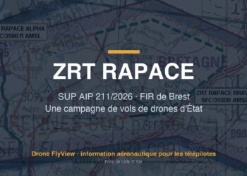 211/2026 — ZRT RAPACE ALPHA et BRAVO : 26 journées de vols de drones d'État, d'octobre 2026 à avril 2027