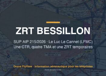215/2026 — ZRT BESSILLON et CTR temporaire du Luc : l'espace aérien du Luc Le Cannet change le 2 novembre 2026