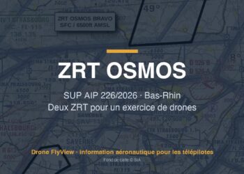 226/2026 — ZRT OSMOS : deux zones pour un exercice de drones à Marmoutier et Reichshoffen