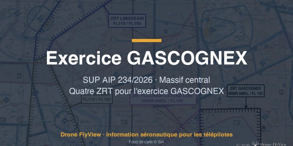 234/2026 — Exercice GASCOGNEX : quatre ZRT en altitude, dont une frôle les sommets de la Margeride