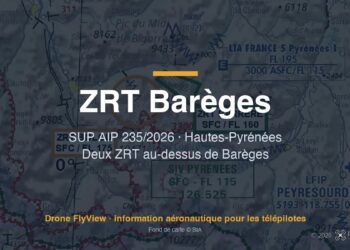 235/2026 — ZRT Barèges : deux zones du sol au FL 175, activables en semaine de novembre à avril